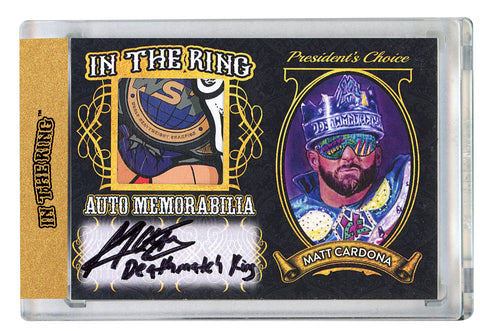 Matt Cardona #2 In the Ring Auto/Memo Gold with Inscription 1/1