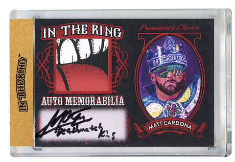 Matt Cardona #2 In the Ring Auto/Memo Red with Inscription 1 of 1*