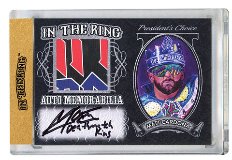 Matt Cardona #2 In the Ring Auto/Memo Silver with Inscription 1/1 *