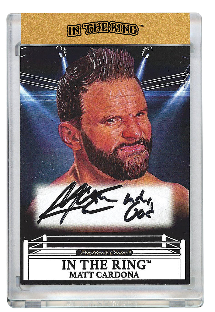 Matt Cardona In the Ring Autograph Card #1 with Inscription 1/1