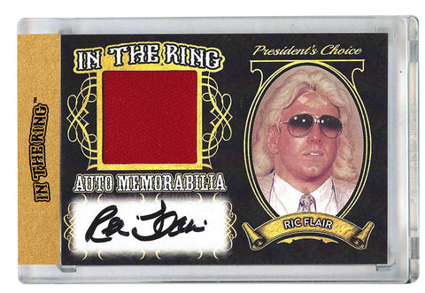 Ric Flair #1 In the Ring Auto/Memo Gold /15