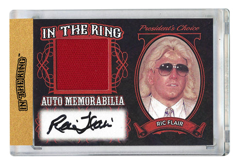 Ric Flair #1 In the Ring Auto/Memo Red /15