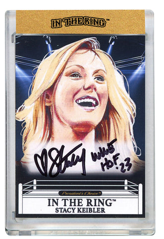Stacy Keibler In the Ring Autograph with Inscription 1/1