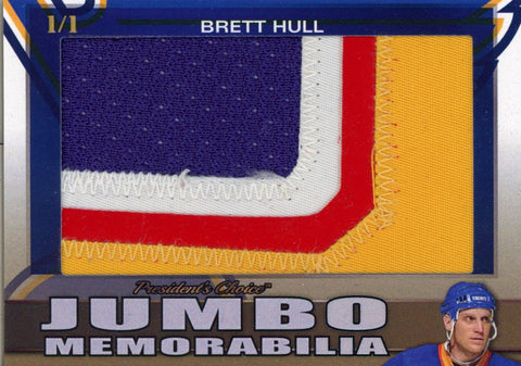 Brett Hull Jumbo Memorabilia 1/1