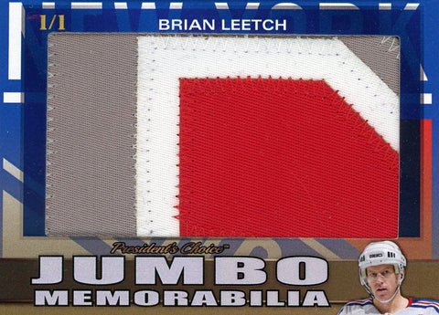 Brian Leetch Jumbo Memorabilia 1/1