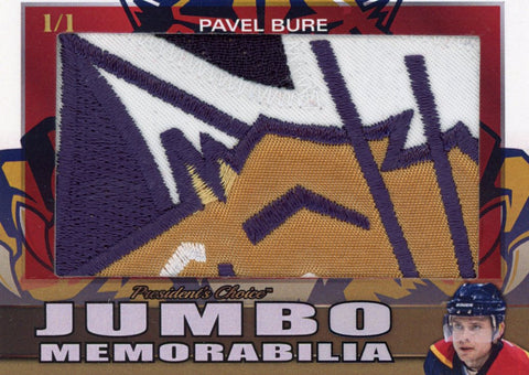 Pavel Bure #1 Jumbo Memorabilia 1/1
