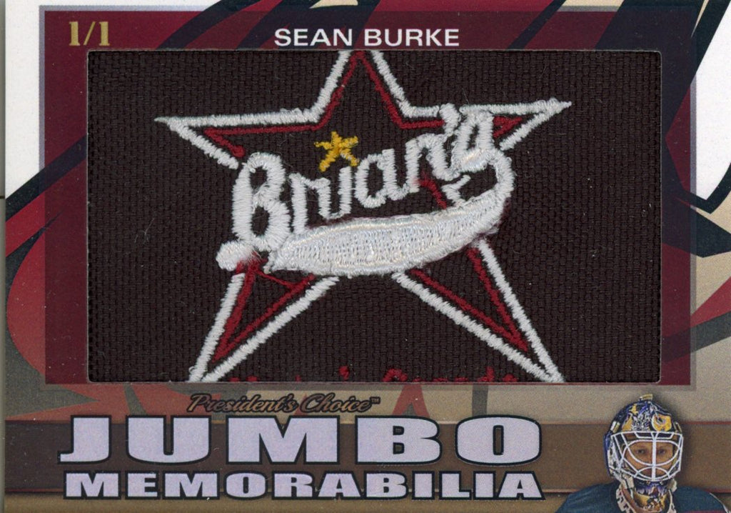 Sean Burke Jumbo Memorabilia 1/1