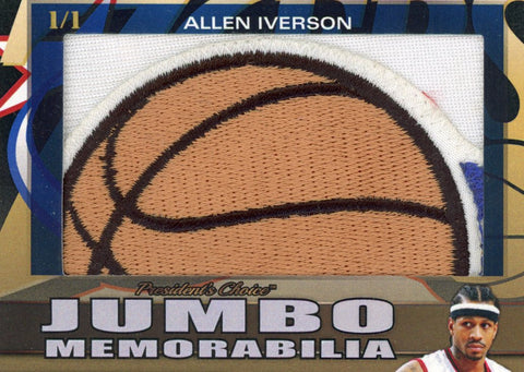 Allen Iverson Jumbo Memorabilia 1/1