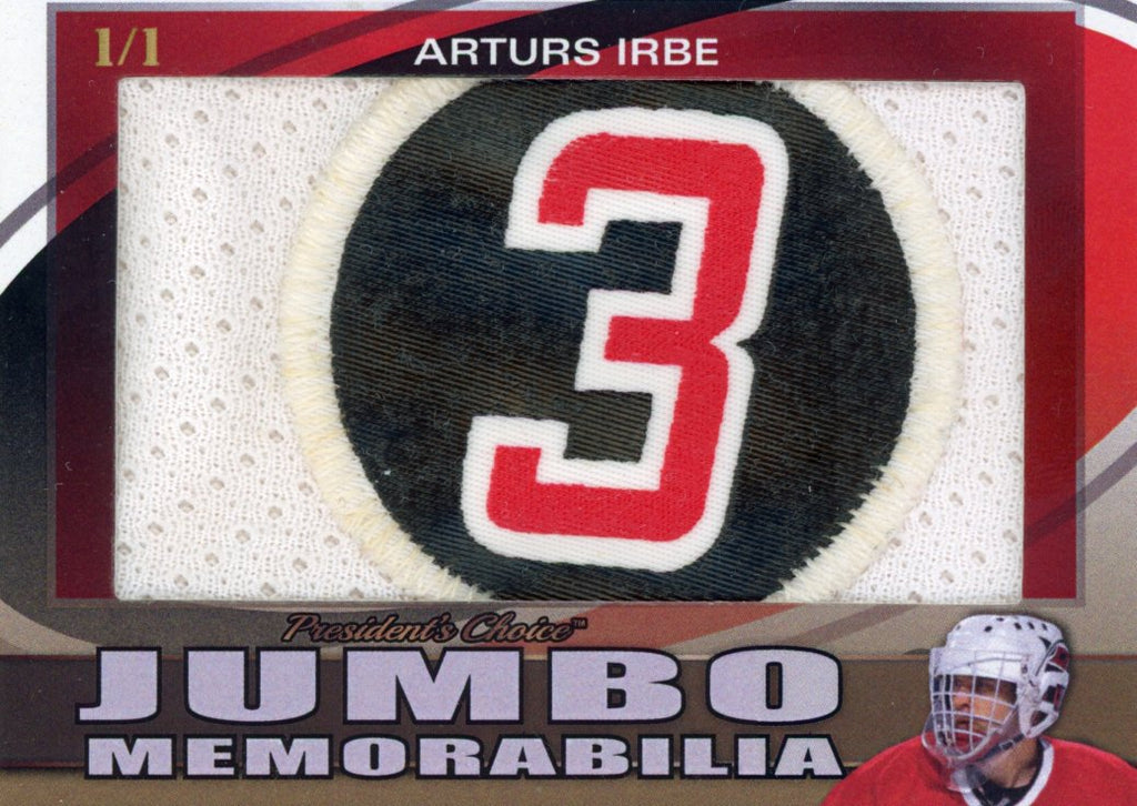 Arturs Irbe Jumbo Memorabilia 1/1
