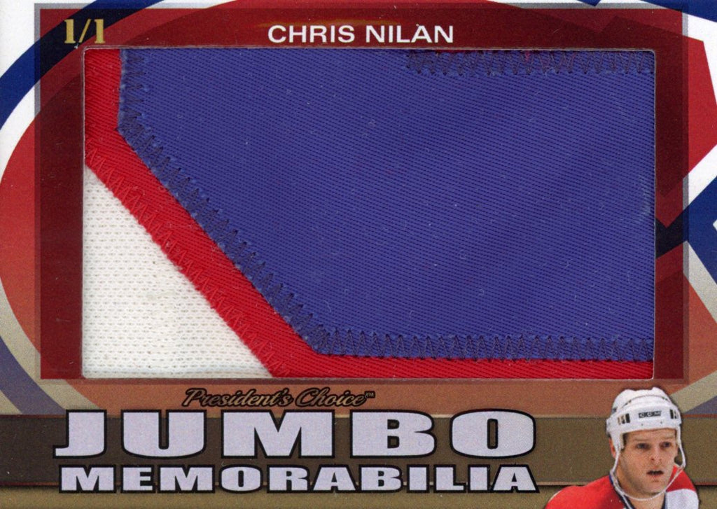 Chris Nilan Jumbo Memorabilia 1/1