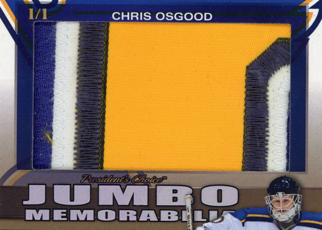 Chris Osgood Jumbo Memorabilia 1/1