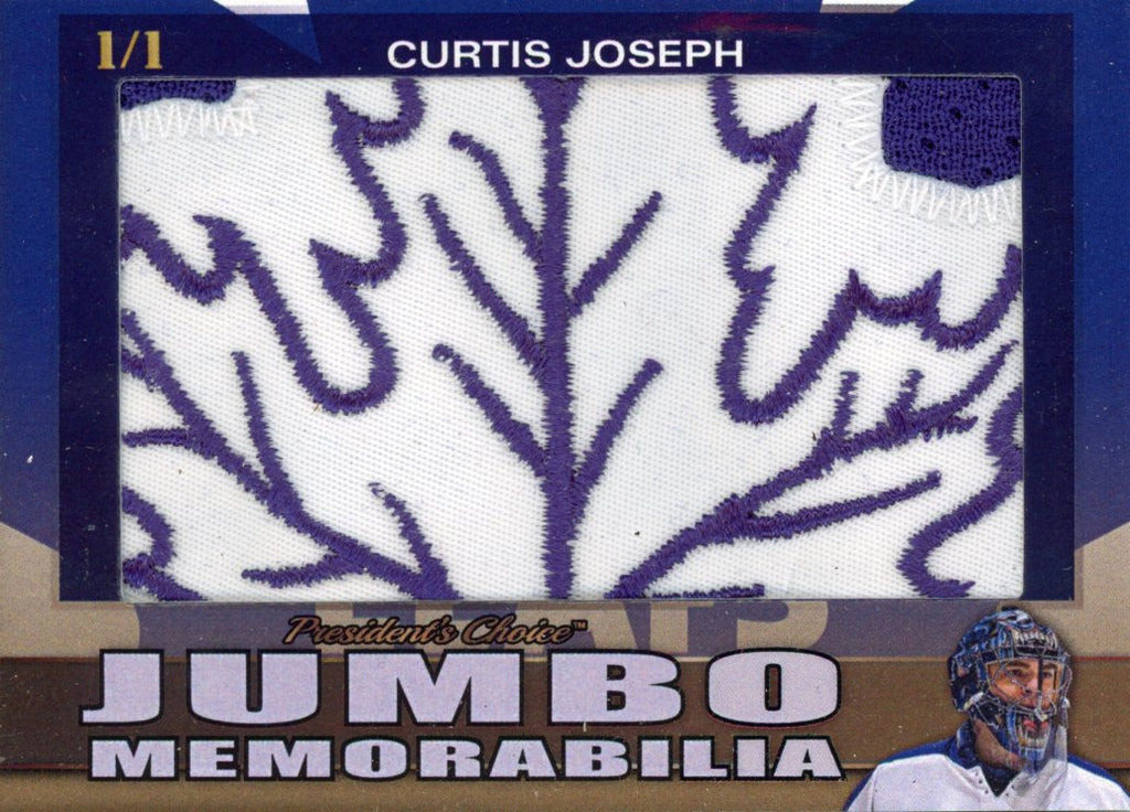 Curtis Joseph Jumbo Memorabilia 1/1