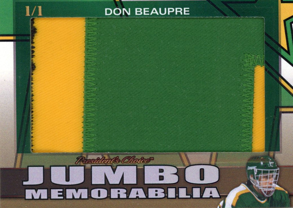 Don Beaupre Jumbo Memorabilia 1/1