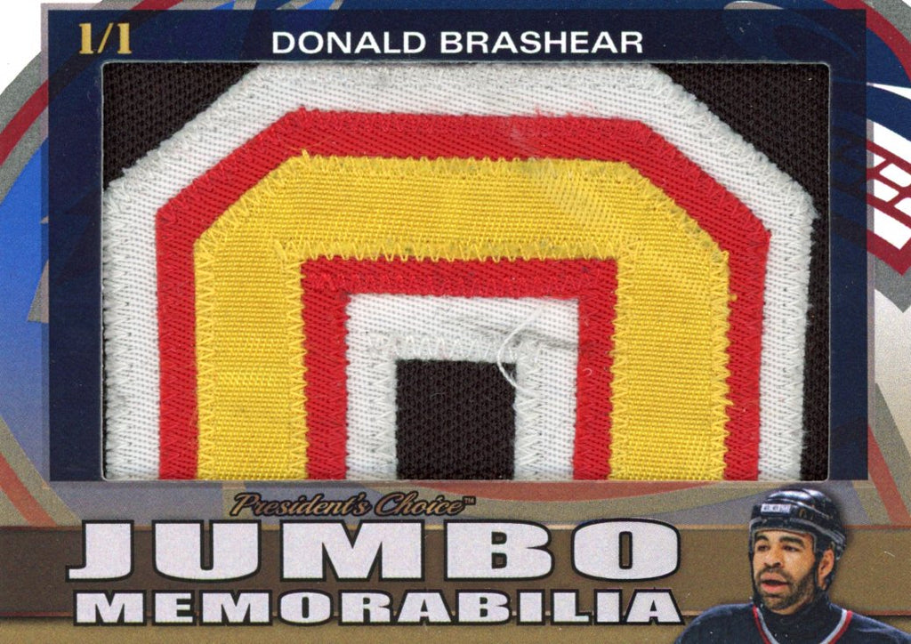 Donald Brashear Jumbo Memorabilia 1/1