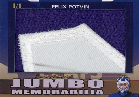 Felix Potvin #2 Jumbo Memorabilia 1/1