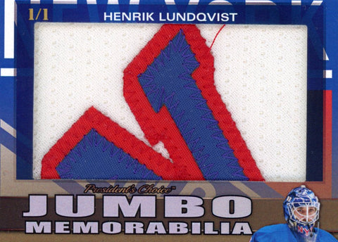 Henrik Lundqvist Jumbo Memorabilia 1/1