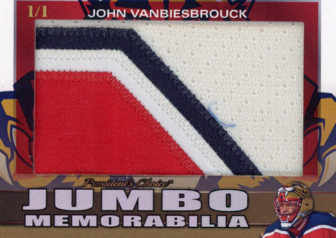 John Vanbeisbrouck (Panthers #1) Jumbo Memorabilia 1/1