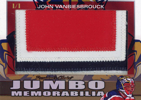 John Vanbeisbrouck (Panthers #2) Jumbo Memorabilia 1/1