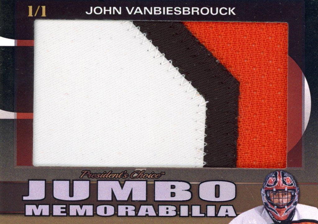 John Vanbeisbrouck (Flyers) Jumbo Memorabilia 1/1