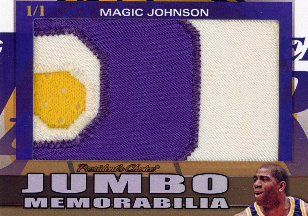 Magic Johnson Jumbo Memorabilia 1/1