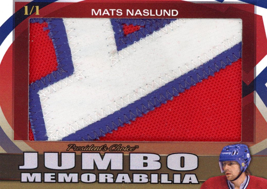 Mats Naslund Jumbo Memorabilia 1/1
