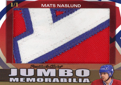 Mats Naslund Jumbo Memorabilia 1/1