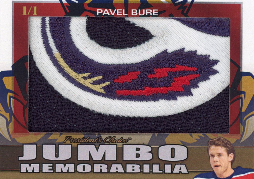 Pavel Bure #3 Jumbo Memorabilia 1/1
