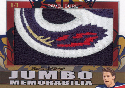 Pavel Bure #3 Jumbo Memorabilia 1/1