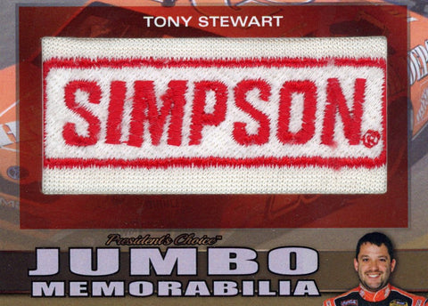 Tony Stewart Jumbo Memorabilia 1/6