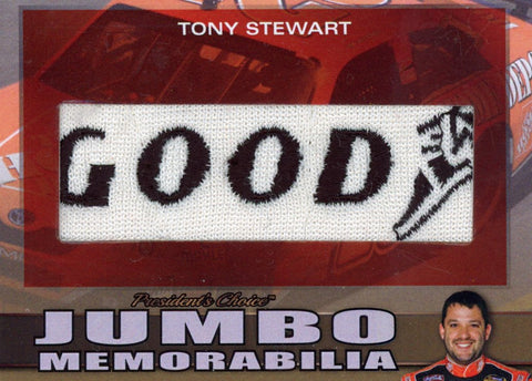 Tony Stewart Jumbo Memorabilia 2/6