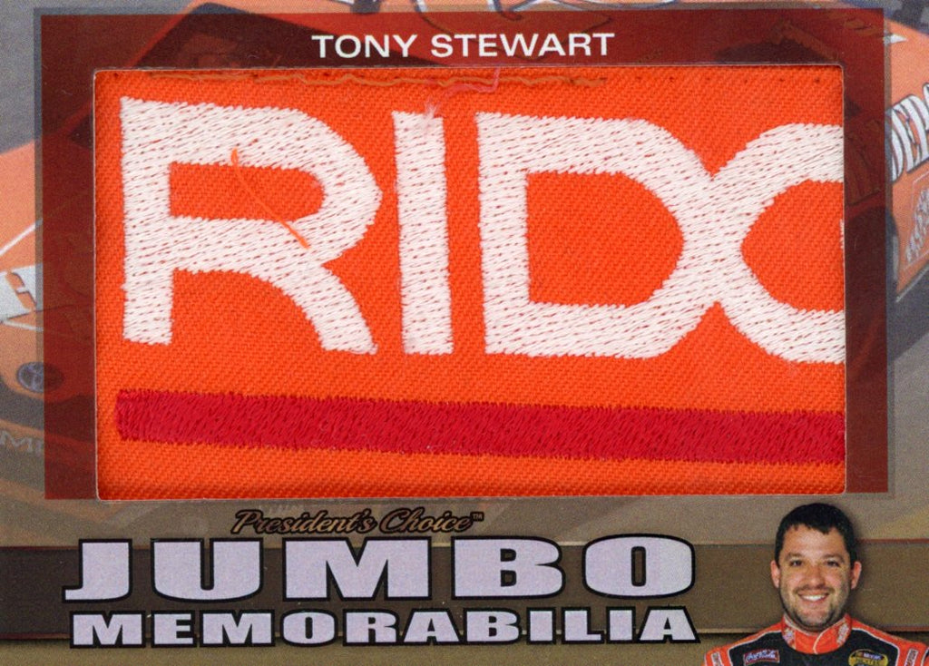 Tony Stewart Jumbo Memorabilia 4/6