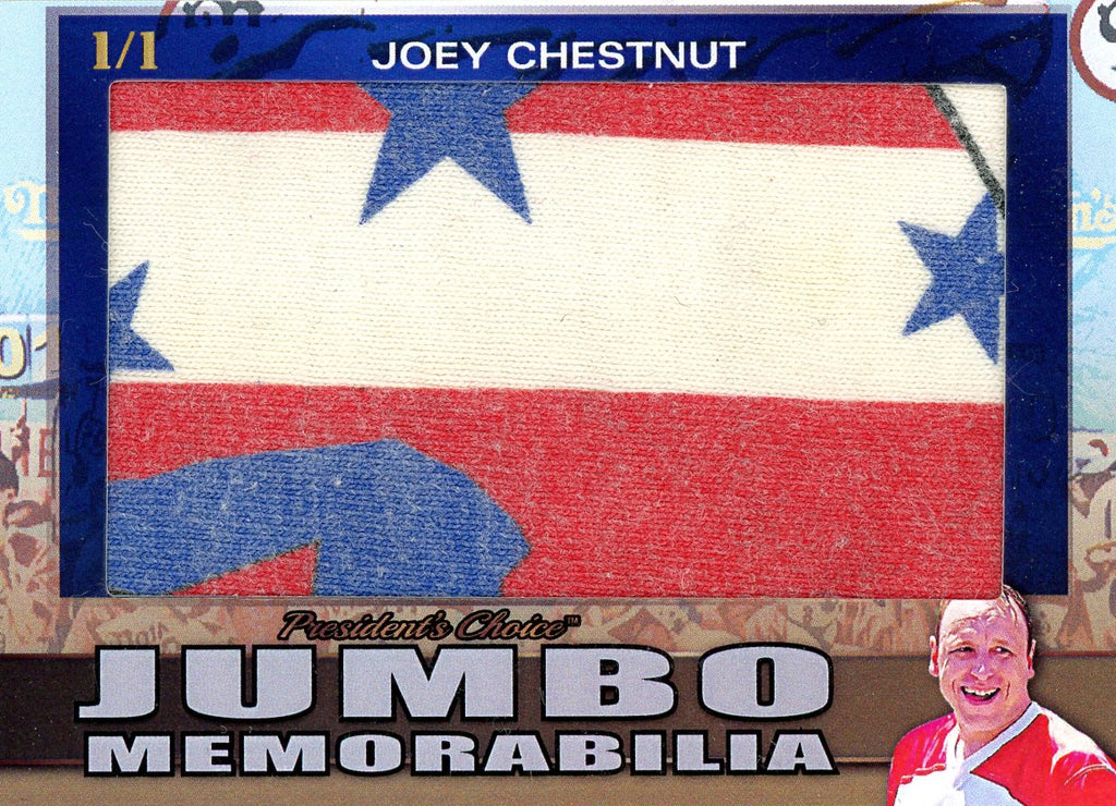 Joey Chestnut Jumbo Memorabilia #1 1/1