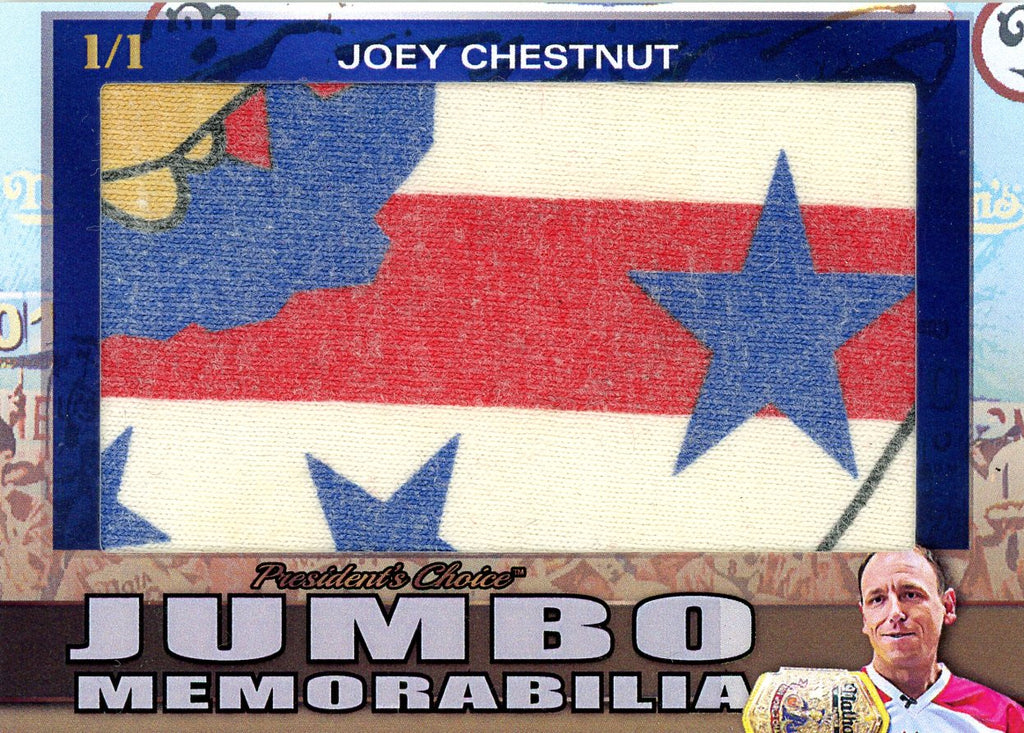 Joey Chestnut Jumbo Memorabilia #2 1/1