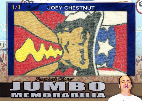 Joey Chestnut Jumbo Memorabilia #3 1/1