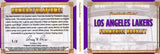 Six Piece Booklet Los Angeles Lakers 1/3