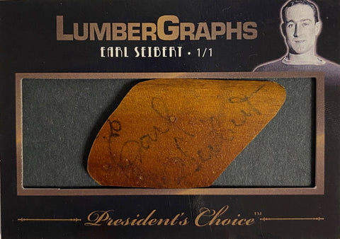 Earl Seibert LumberGraphs 1/1