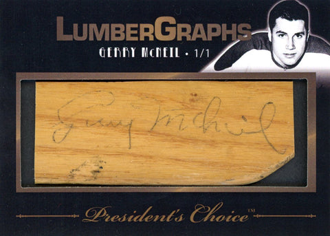 Gerry McNeil LumberGraphs 1/1