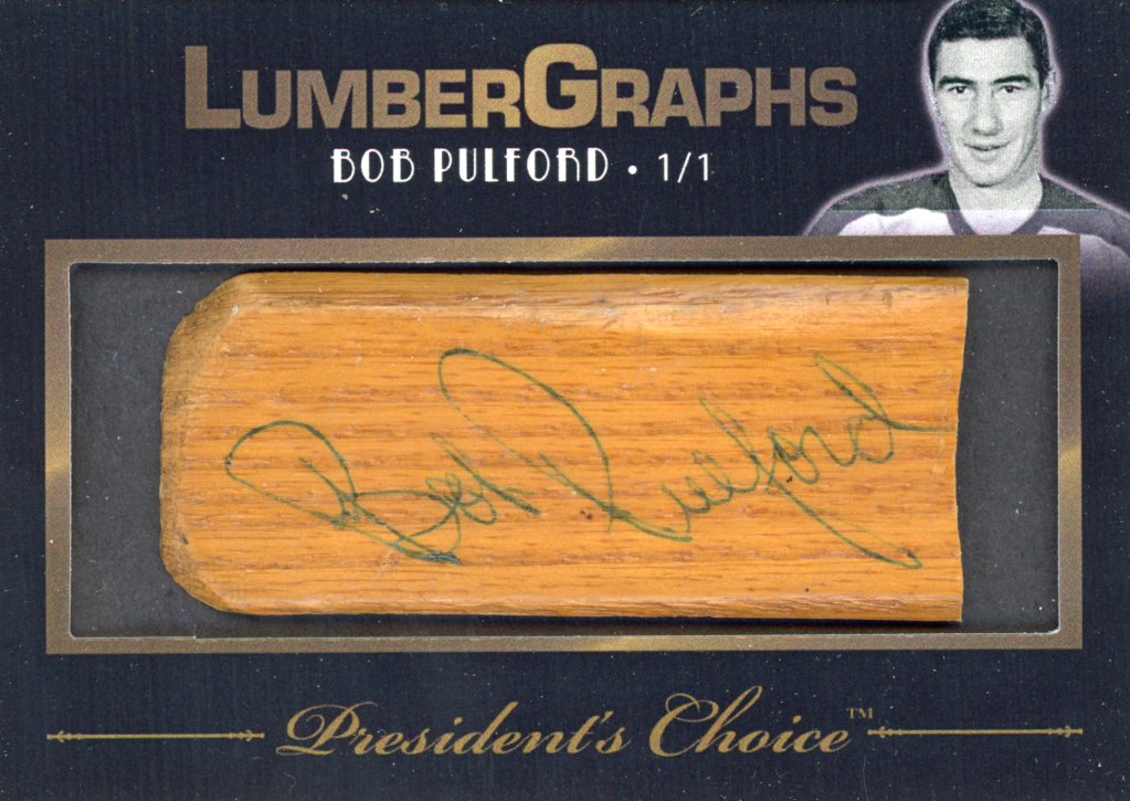 Bob Pulford LumberGraphs 1/1