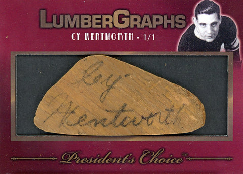 Cy Wentworth LumberGraphs 1/1