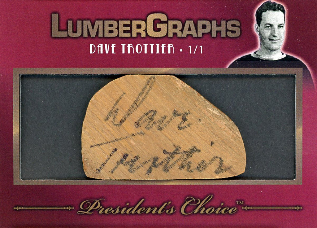 Dave Trottier LumberGraphs 1/1 (2nd Version)