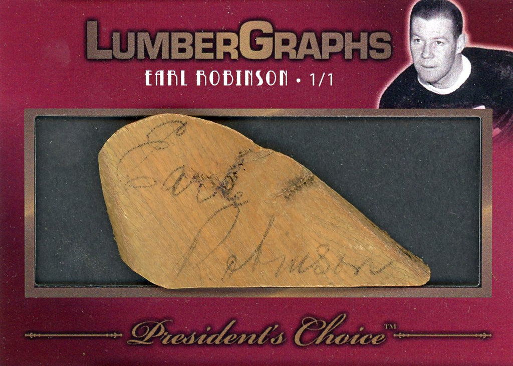 Earl Robinson LumberGraphs 1/1