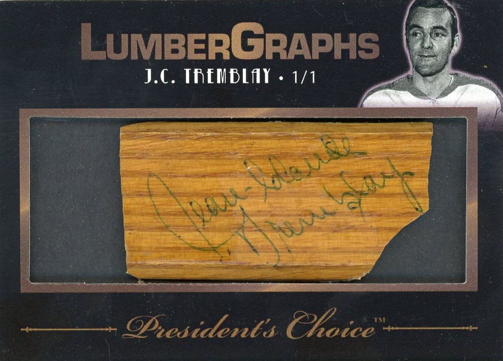 J.C. Tremblay LumberGraphs 1/1