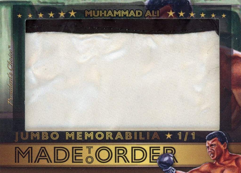 Muhammad Ali #3 Jumbo Memorabilia 1/1