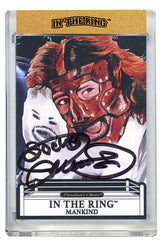 Mankind In the Ring Autograph Card with Inscription 1/1