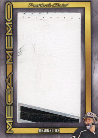 Jonathan Quick Mega Memo (Blocker) 1/3