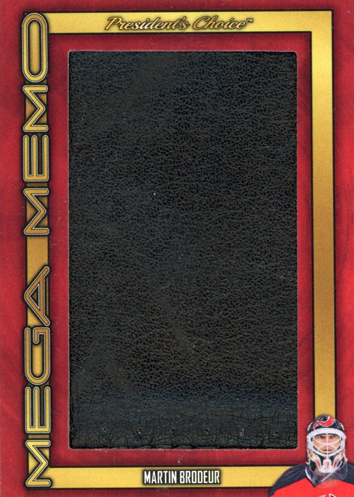 Martin Brodeur Mega Memo (Blocker) 1/3