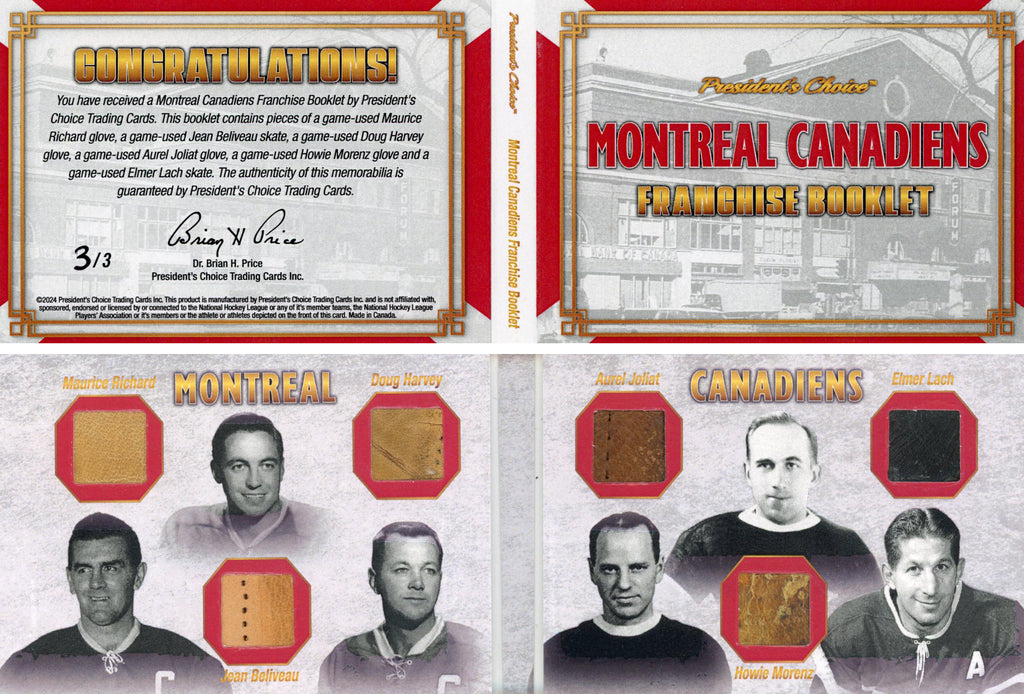 Six Piece Booklet Montreal Canadiens 3/3