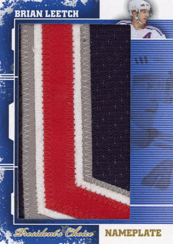 Brian Leetch Nameplate "L" 1/1