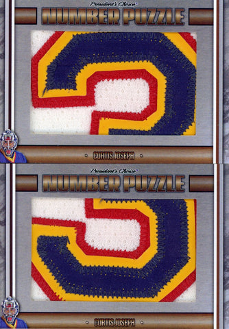 Curtis Joseph Puzzle Cards (Number)