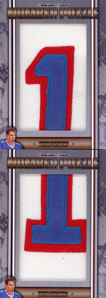Peter Forsberg Puzzle Cards